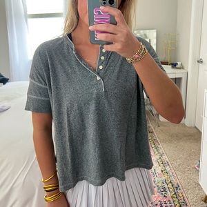 American Eagle Henley Tee